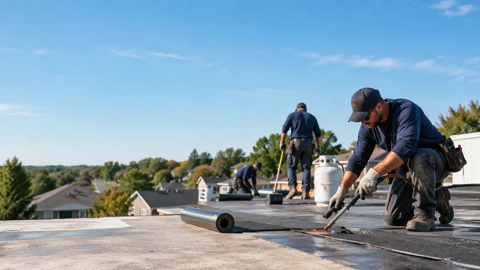 Flat Roof Leak Repair providers in Roodhouse, IL